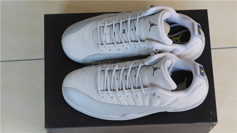 Authentic Air Jordan 12 Wolf Grey Low